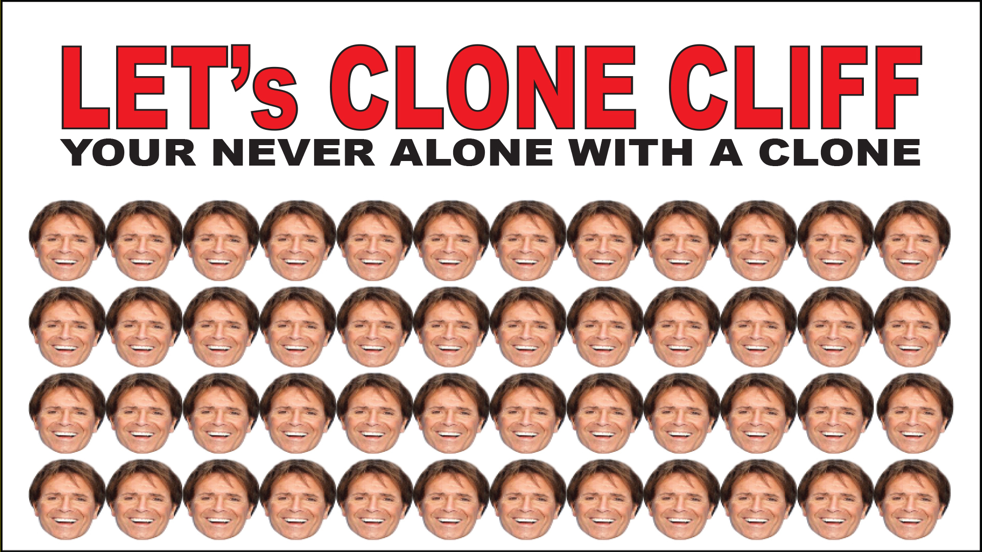 Poster: Let's Clone Cliff – Jukebox Musical